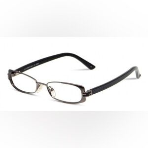 FENDI F943 Women’s Gunmetal Black Zero Power Reading Glasses Sz Small 49-16-135